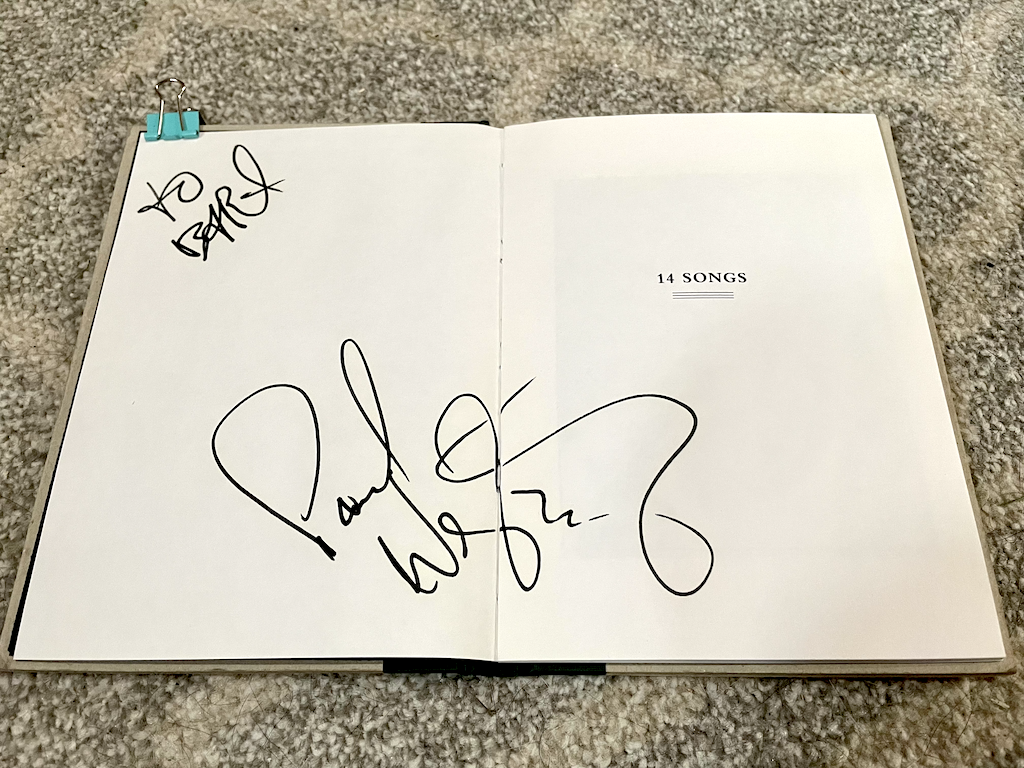 Paul Westerberg autograph